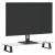 Suport de monitor, negru, 60x20x8 cm, sticlă securizată/ metal GartenMobel Dekor