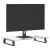 Suport de monitor, negru, 60x35x8 cm, sticlă securizată/ metal GartenMobel Dekor