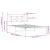 Cadru de pat din metal cu tăblie, alb, 107x203 cm GartenMobel Dekor