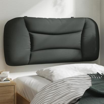 Pernă pentru tăblie de pat, gri închis, 80 cm, material textil GartenMobel Dekor