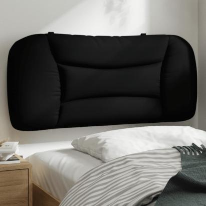 Pernă pentru tăblie de pat, negru, 80 cm, material textil GartenMobel Dekor