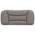 Pernă pentru tăblie de pat, gri taupe, 80 cm, material textil GartenMobel Dekor