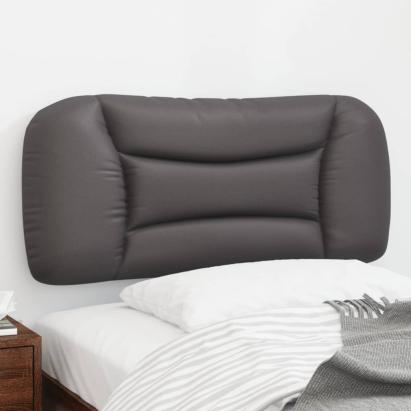 Pernă pentru tăblie pat, gri, 80 cm, piele artificială  GartenMobel Dekor