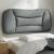 Pernă tăblie de pat, gri deschis, 90 cm, material textil GartenMobel Dekor