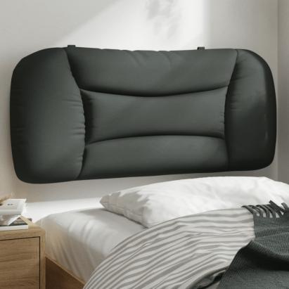 Pernă pentru tăblie de pat, gri închis, 90 cm, material textil GartenMobel Dekor