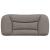 Pernă pentru tăblie de pat, gri taupe, 90 cm, material textil GartenMobel Dekor