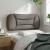 Pernă pentru tăblie de pat, gri taupe, 90 cm, material textil GartenMobel Dekor