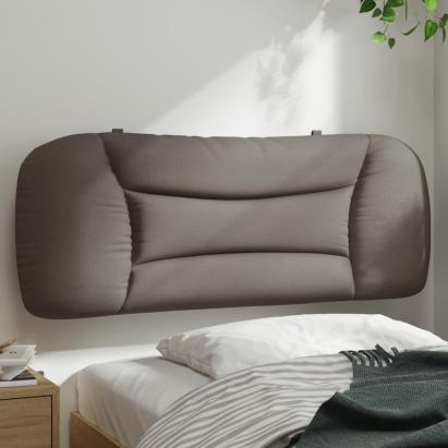 Pernă pentru tăblie de pat, gri taupe, 100 cm, material textil GartenMobel Dekor