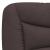 Pernă pentru tăblie de pat maro închis, 120 cm, material textil GartenMobel Dekor
