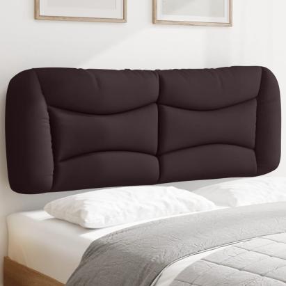 Pernă pentru tăblie de pat maro închis, 120 cm, material textil GartenMobel Dekor