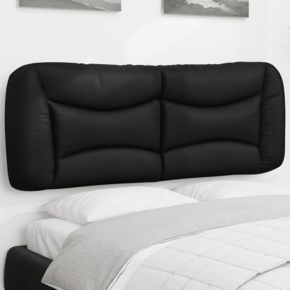 Pernă pentru tăblie pat, negru, 120 cm, piele artificială GartenMobel Dekor