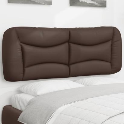 Pernă pentru tăblie pat, maro, 120 cm, piele artificială GartenMobel Dekor