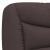 Pernă pentru tăblie de pat maro închis, 140 cm, material textil GartenMobel Dekor