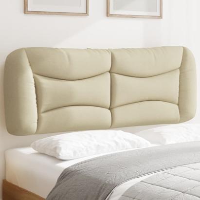 Pernă pentru tăblie de pat, crem, 140 cm, material textil GartenMobel Dekor