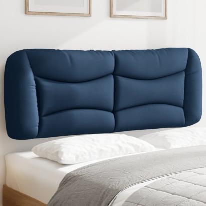 Pernă pentru tăblie de pat, albastru, 140 cm, material textil GartenMobel Dekor