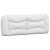 Pernă pentru tăblie pat, alb, 140 cm, piele artificială GartenMobel Dekor