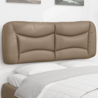 Pernă pentru tăblie de pat, cappuccino 140 cm piele artificială GartenMobel Dekor