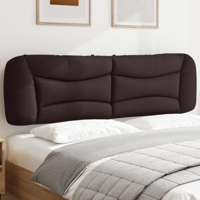 Pernă pentru tăblie de pat maro închis, 180 cm, material textil GartenMobel Dekor