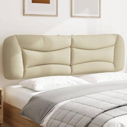 Pernă pentru tăblie de pat, crem, 180 cm, material textil GartenMobel Dekor