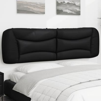 Pernă pentru tăblie pat, negru, 180 cm, piele artificială GartenMobel Dekor