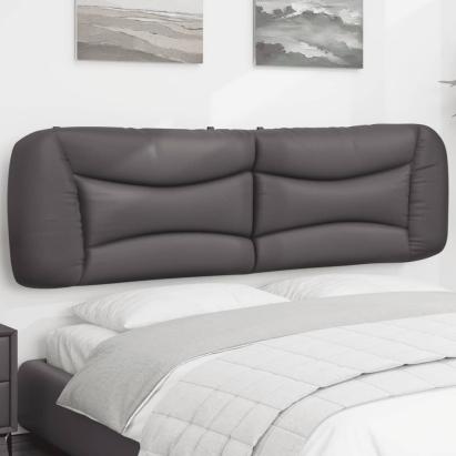 Pernă pentru tăblie pat, gri, 180 cm, piele artificială GartenMobel Dekor