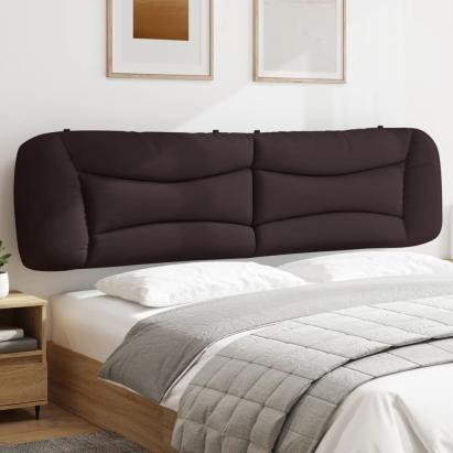 Pernă pentru tăblie de pat maro închis, 200 cm, material textil GartenMobel Dekor