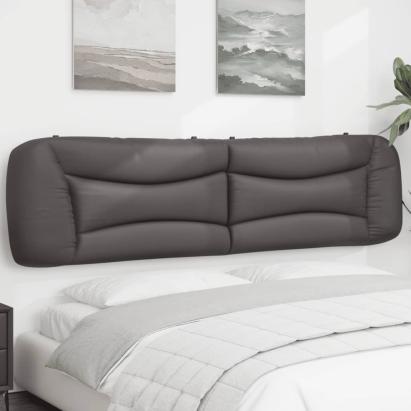 Pernă pentru tăblie, gri, 200 cm, piele artificială GartenMobel Dekor