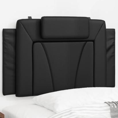 Pernă pentru tăblie pat, negru, 80 cm, piele artificială GartenMobel Dekor