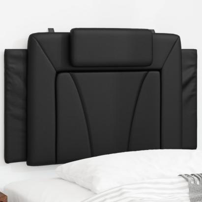 Pernă pentru tăblie pat, negru, 90 cm, piele artificială GartenMobel Dekor