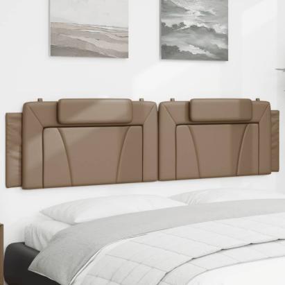 Pernă pentru tăblie pat, cappuccino, 200 cm, piele artificială GartenMobel Dekor