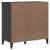 Dulap „VIKEN”, gri antracit, 80x40x80 cm, lemn masiv de pin GartenMobel Dekor