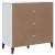Dulap „VIKEN”, alb, 80x40x80 cm, lemn masiv de pin GartenMobel Dekor