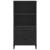 Bibliotecă „VIKEN”, negru, 60x35x123 cm, lemn masiv de pin GartenMobel Dekor