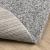 Covor pufos "PAMPLONA" cu fire înalte, gri modern, Ø 120 cm GartenMobel Dekor