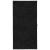 Covor pufos "PAMPLONA" cu fire înalte, negru modern, 100x200 cm GartenMobel Dekor