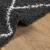 Covor pufos cu fire înalte, negru și crem modern, 300x400 cm GartenMobel Dekor