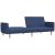 Canapea extensibilă cu 2 locuri, albastru, material textil GartenMobel Dekor