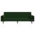 Canapea extensibilă cu 2 locuri, 2 perne, verde închis catifea GartenMobel Dekor