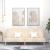Canapea extensibilă cu 2 locuri, crem, material textil GartenMobel Dekor