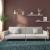 Canapea extensibilă cu 2 locuri, 2 perne, gri deschis, textil GartenMobel Dekor