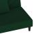 Canapea extensibilă cu 2 locuri, 2 perne, verde închis catifea GartenMobel Dekor