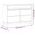 Dulap cu sertar „FLAM” 110x40x80 cm, lemn masiv de pin GartenMobel Dekor