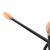 Cuier de haine, negru, 176 cm, fier vopsit electrostatic GartenMobel Dekor