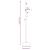 Cuier de haine, negru, 177 cm, fier vopsit electrostatic GartenMobel Dekor