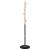 Cuier de haine, negru, 172 cm, fier vopsit electrostatic GartenMobel Dekor