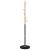 Cuier de haine, negru, 172 cm, fier vopsit electrostatic GartenMobel Dekor