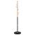Cuier de haine, negru, 172 cm, fier vopsit electrostatic GartenMobel Dekor