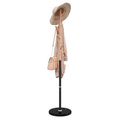 Cuier de haine, negru, 172 cm, fier vopsit electrostatic GartenMobel Dekor