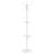 Cuier cu suport umbrelă, alb, 180 cm, fier vopsit electrostatic GartenMobel Dekor