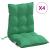 Perne scaun cu spătar mic, 4 buc., verde, textil oxford GartenMobel Dekor